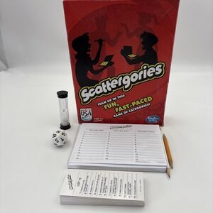 Hasbro Gaming Scattergories Word Game w/ Timer, 2-4 Teams, Ages 13+ A5226